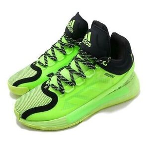 adidas D Rose 11 Signal Green Derrick Rose XI Basketball Shoes FU7405 Men 8 1/2